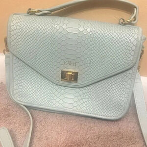 GIGI NEW YORK COURTNEY SATCHEL IN AZURE